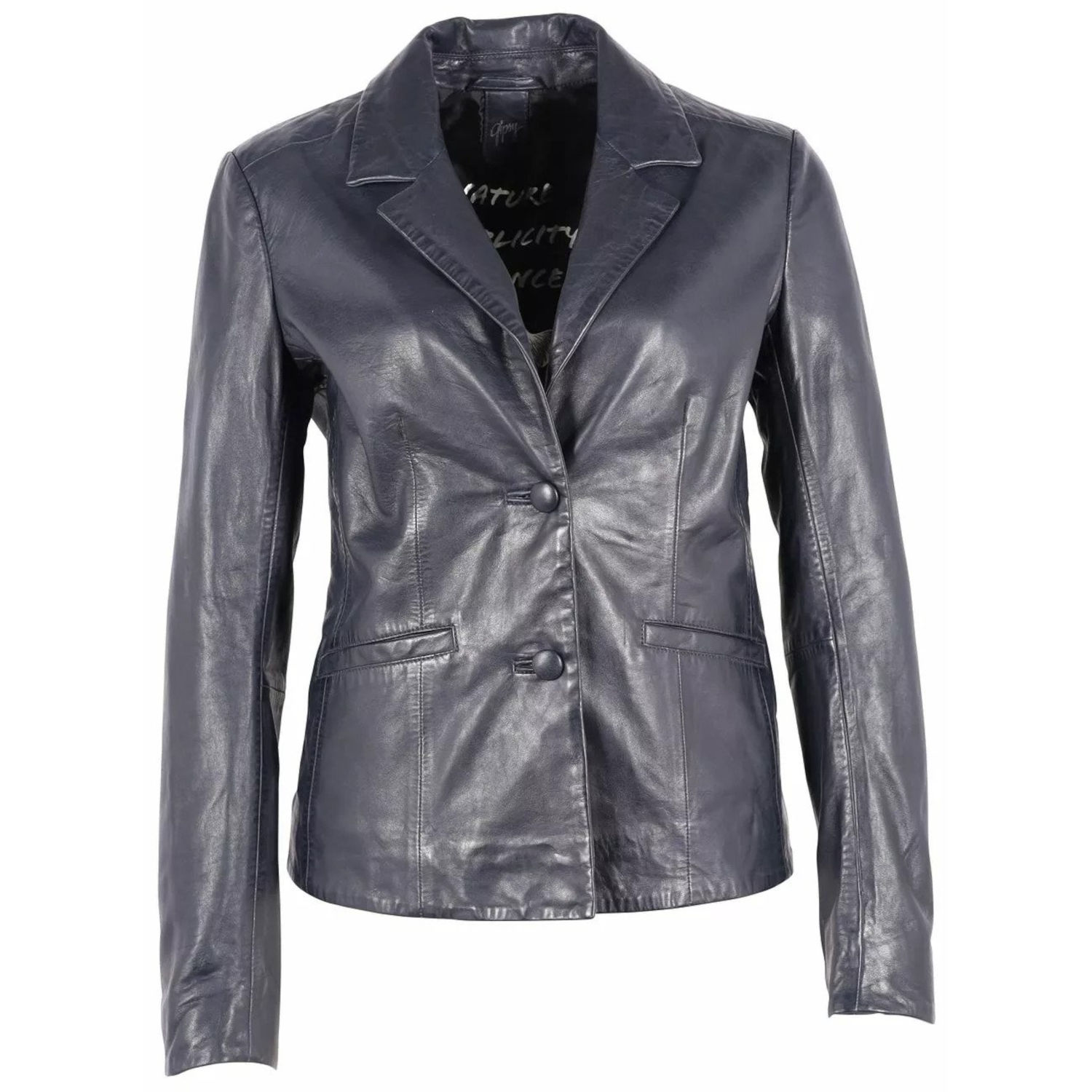 Geaca de Piele Dama Gipsy Bleumarin Inchis GWRonia NSLONTV – IMBRACAMINTE Geaca de Piele Dama Gipsy Bleumarin Inchis GWRonia NSLONTV – IMBRACAMINTE