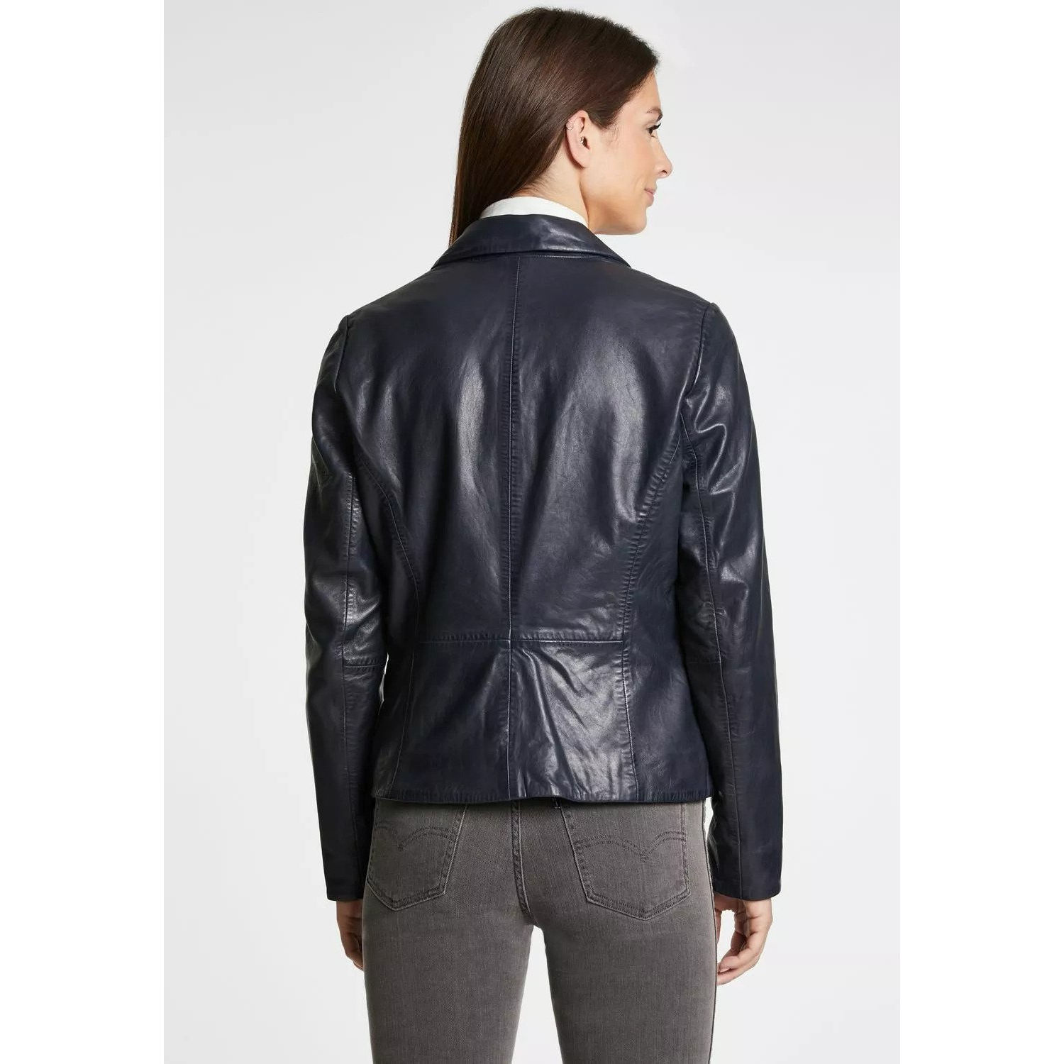 Geaca de Piele Dama Gipsy Bleumarin Inchis GWRonia NSLONTV – IMBRACAMINTE Geaca de Piele Dama Gipsy Bleumarin Inchis GWRonia NSLONTV – IMBRACAMINTE