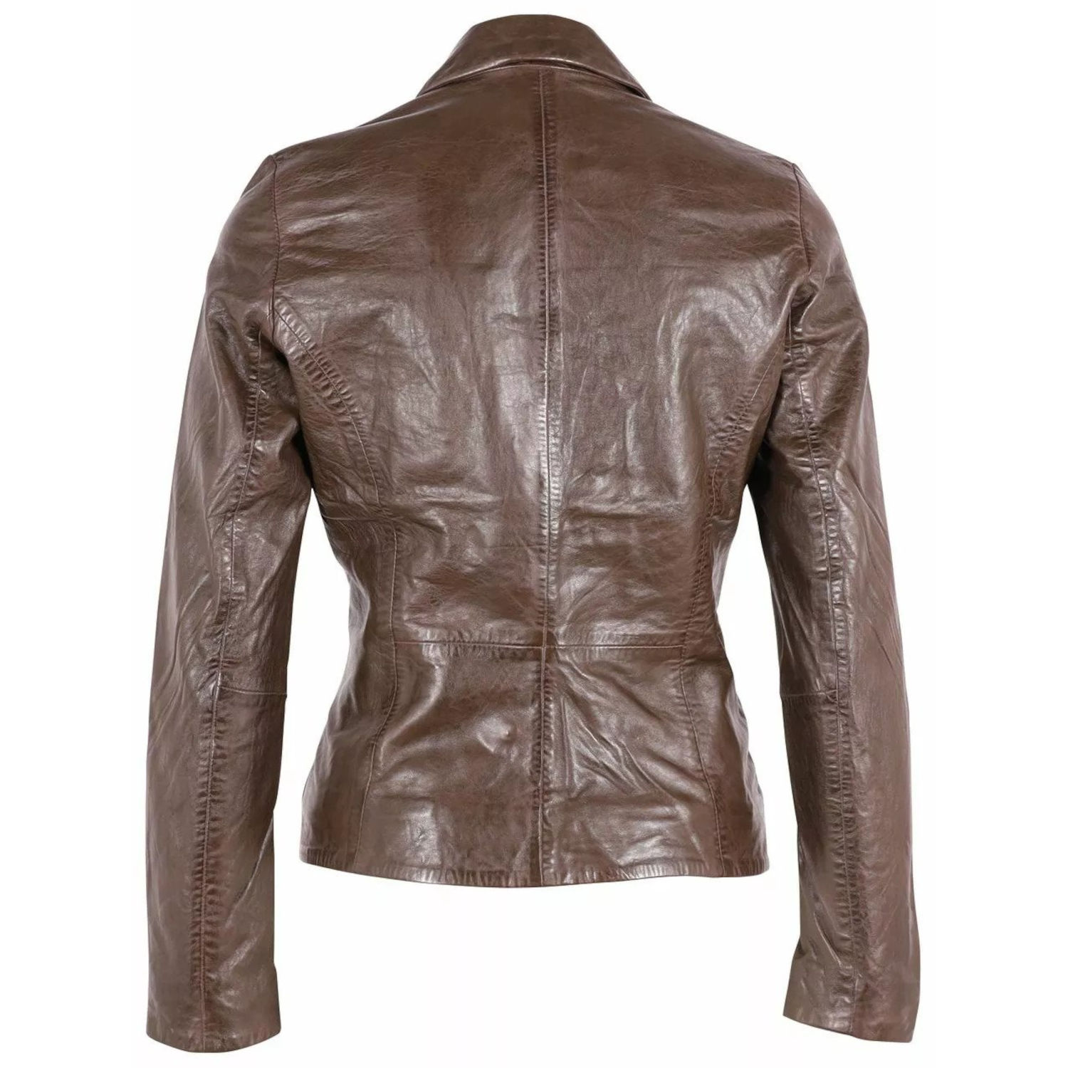 Geaca de Piele Dama Gipsy Maro Inchis GWRonia NSLONTV – IMBRACAMINTE