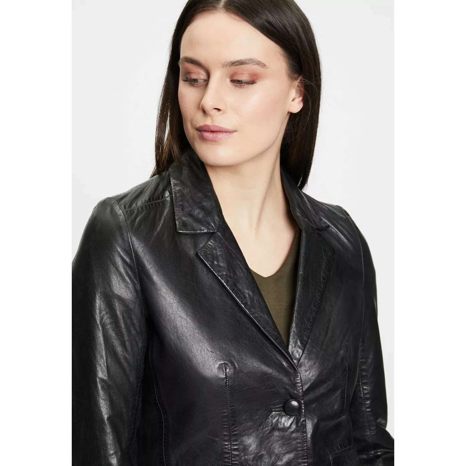 Geaca de Piele Dama Gipsy Neagra GWRonia NSLONTV – IMBRACAMINTE