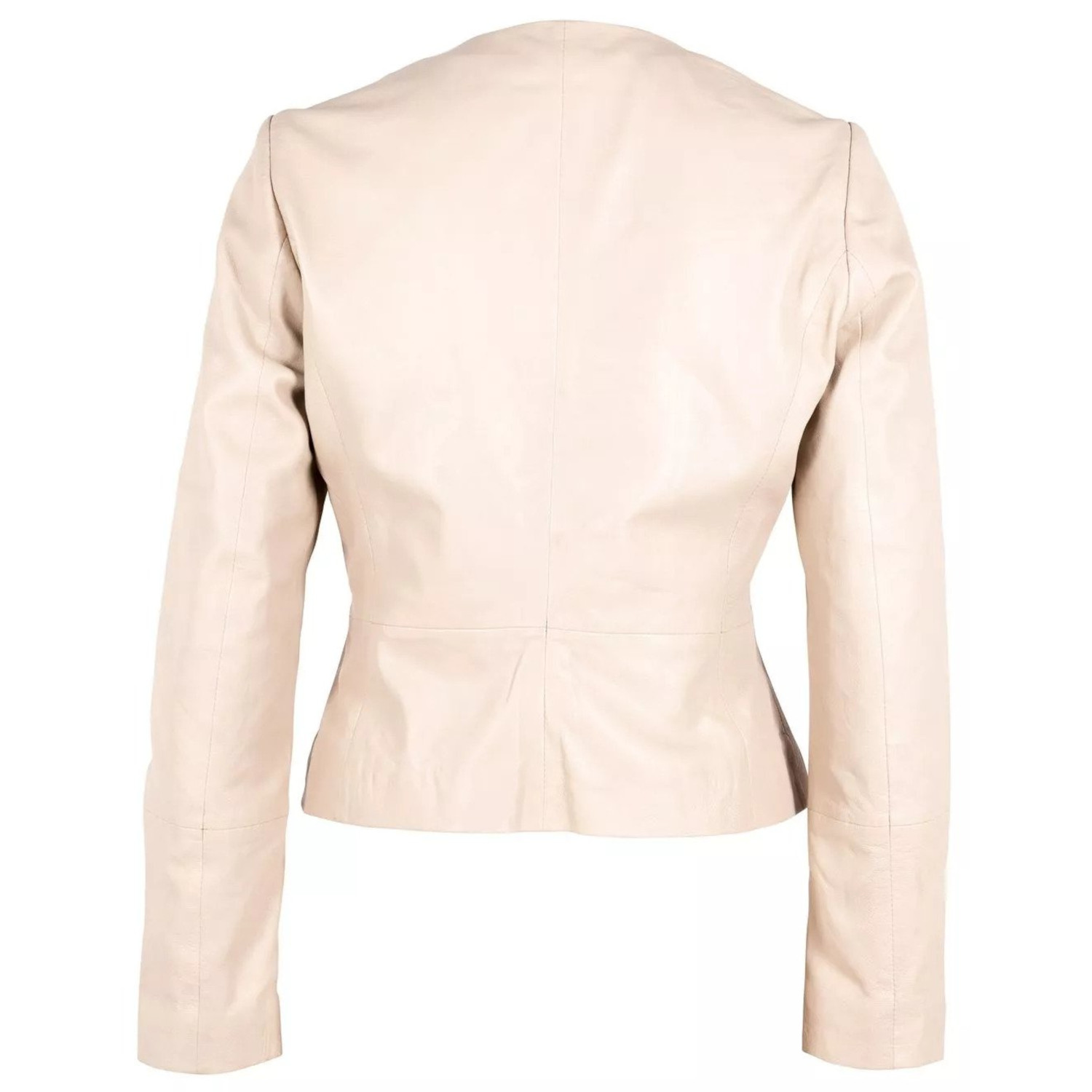 Geaca de Piele Dama Gipsy Bej Deschis GWRubie – Black Friday