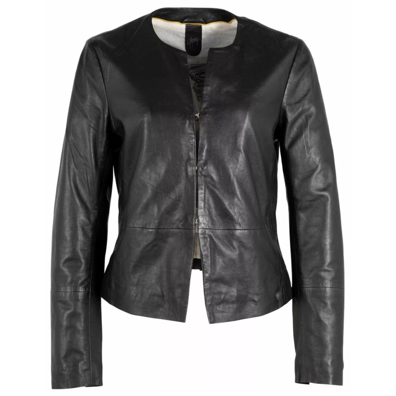 Geaca de Piele Dama Gipsy Neagra GWRubie – IMBRACAMINTE Geaca de Piele Dama Gipsy Neagra GWRubie – IMBRACAMINTE