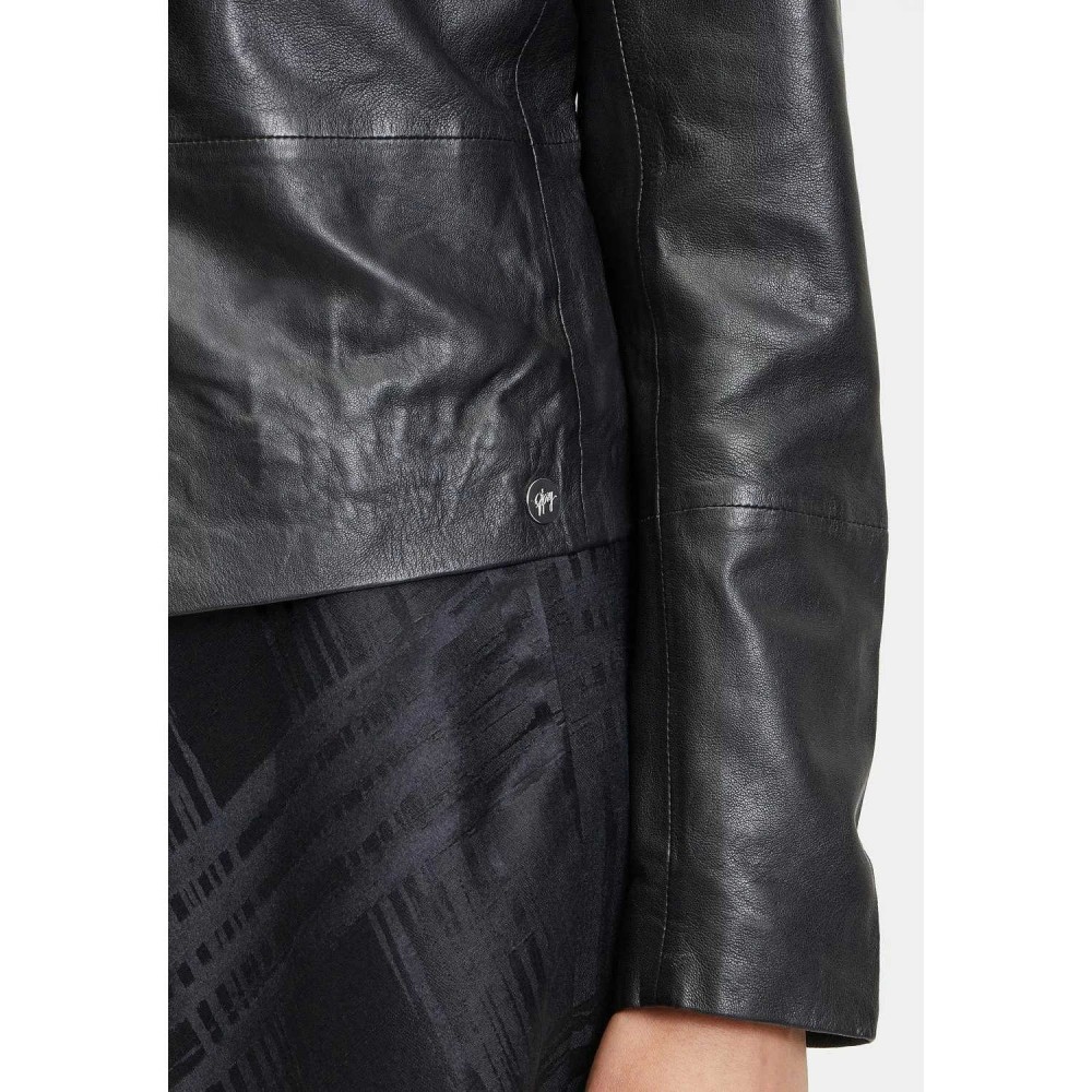 Geaca de Piele Dama Gipsy Neagra GWRubie Geaca de Piele Dama Gipsy Neagra GWRubie - readytowear.ro