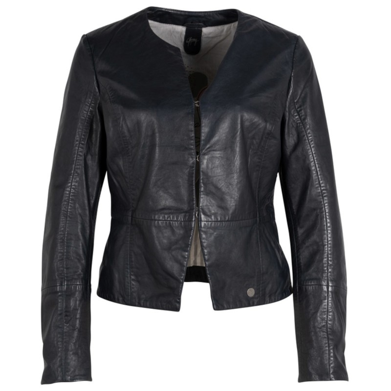 Geaca de Piele Dama Gipsy Bleumarin GWRubie – IMBRACAMINTE