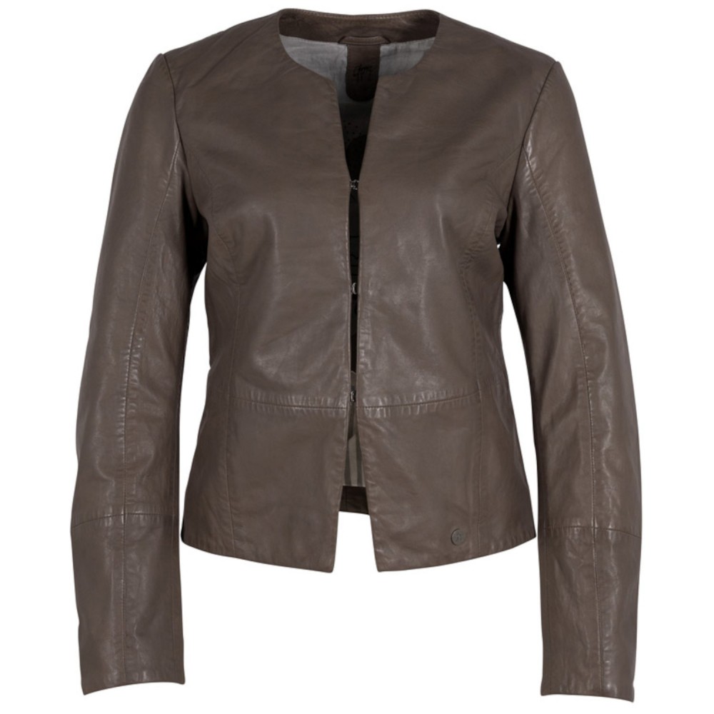 Geaca de Piele Dama Gipsy Maro Inchis GWRubie Geaca de Piele Dama Gipsy Maro Inchis GWRubie - readytowear.ro
