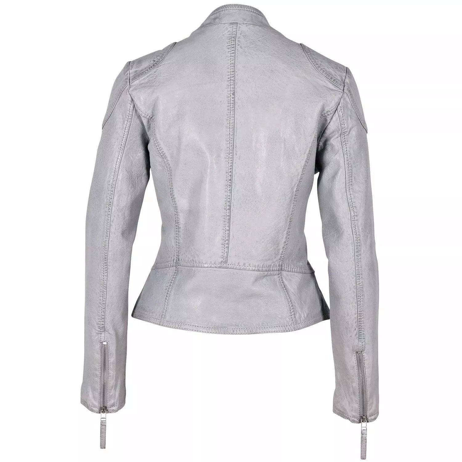 Geaca de Piele Dama Gipsy Gri Argintiu GWSafiya LDOV – IMBRACAMINTE