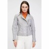 Geaca de Piele Dama Gipsy Gri Argintiu GWSafiya LDOV Geaca de Piele Dama Gipsy Gri Argintiu GWSafiya LDOV - readytowear.ro