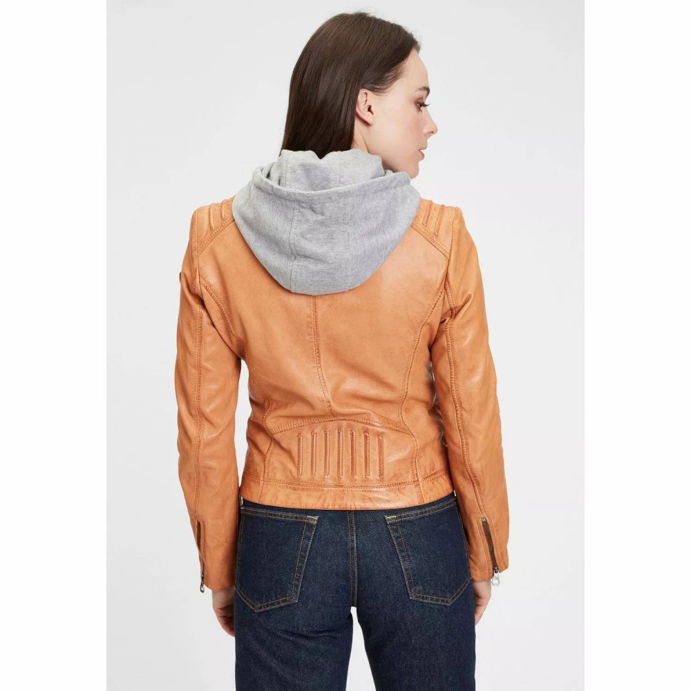Geaca de Piele Dama Gipsy Coniac Deschis GWSallie LAMAS Geaca de Piele Dama Gipsy Coniac Deschis GWSallie LAMAS - readytowear.ro