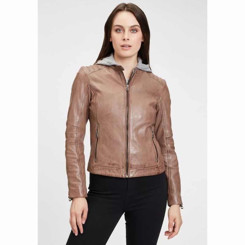 Geaca de Piele Dama Gipsy Maro Inchis GWSallie LAMAS – IMBRACAMINTE Geaca de Piele Dama Gipsy Maro Inchis GWSallie LAMAS – IMBRACAMINTE