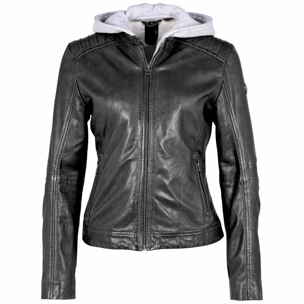 Geaca de Piele Dama Gipsy Neagra GWSallie LAMAS Geaca de Piele Dama Gipsy Neagra GWSallie LAMAS - readytowear.ro