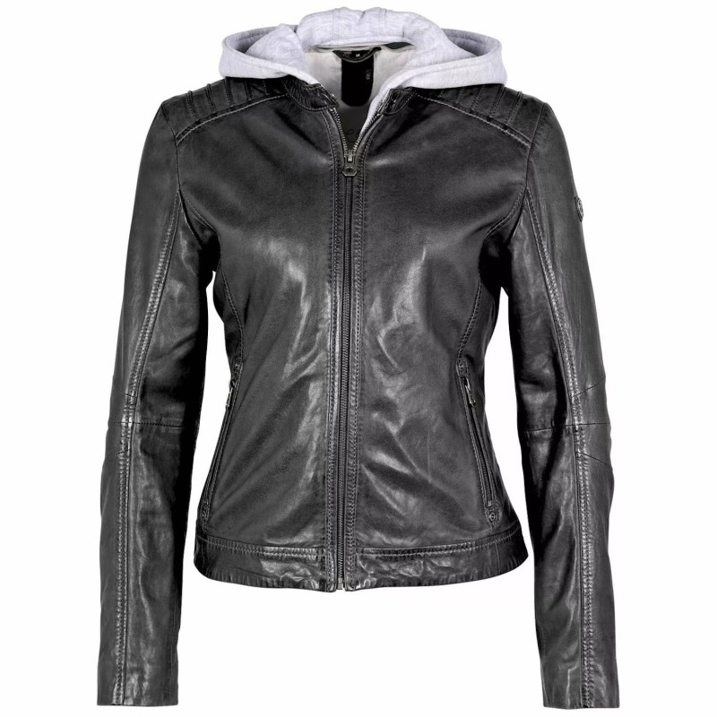 Geaca de Piele Dama Gipsy Neagra GWSallie LAMAS – IMBRACAMINTE Geaca de Piele Dama Gipsy Neagra GWSallie LAMAS – IMBRACAMINTE