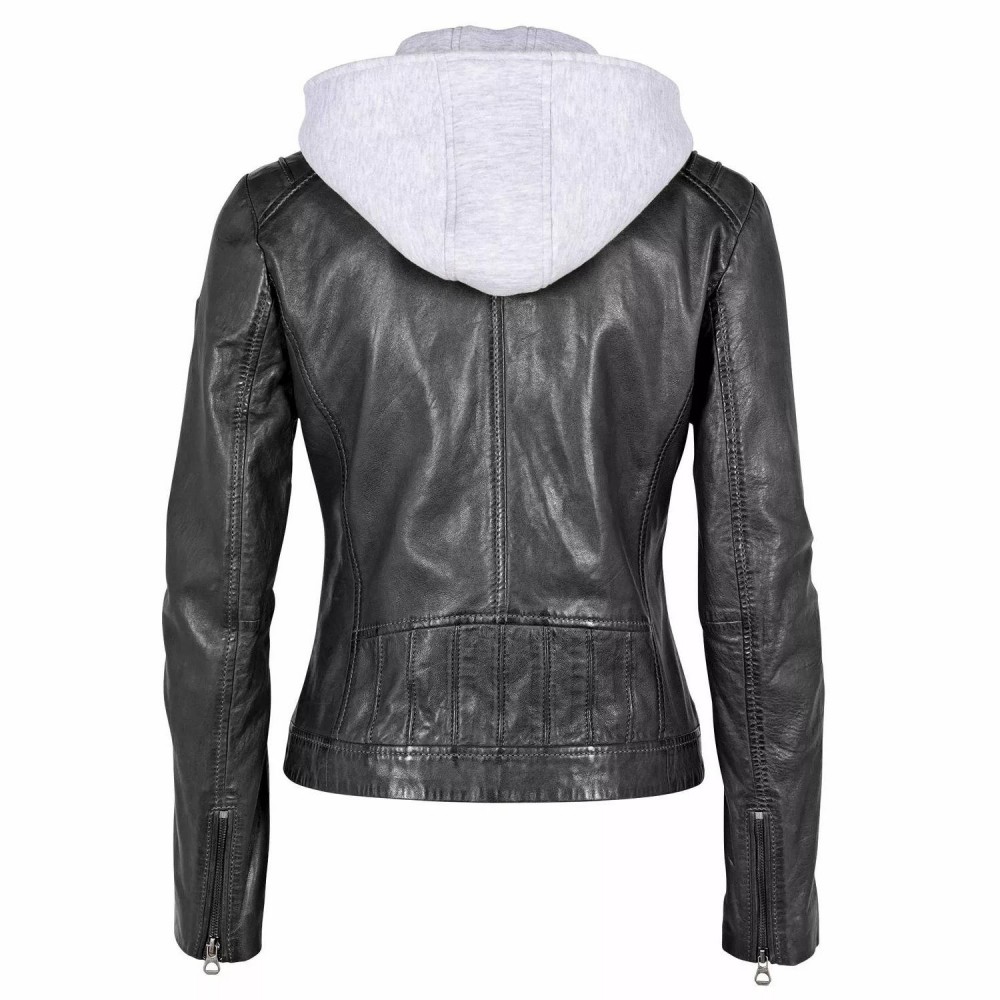 Geaca de Piele Dama Gipsy Neagra GWSallie LAMAS Geaca de Piele Dama Gipsy Neagra GWSallie LAMAS - readytowear.ro