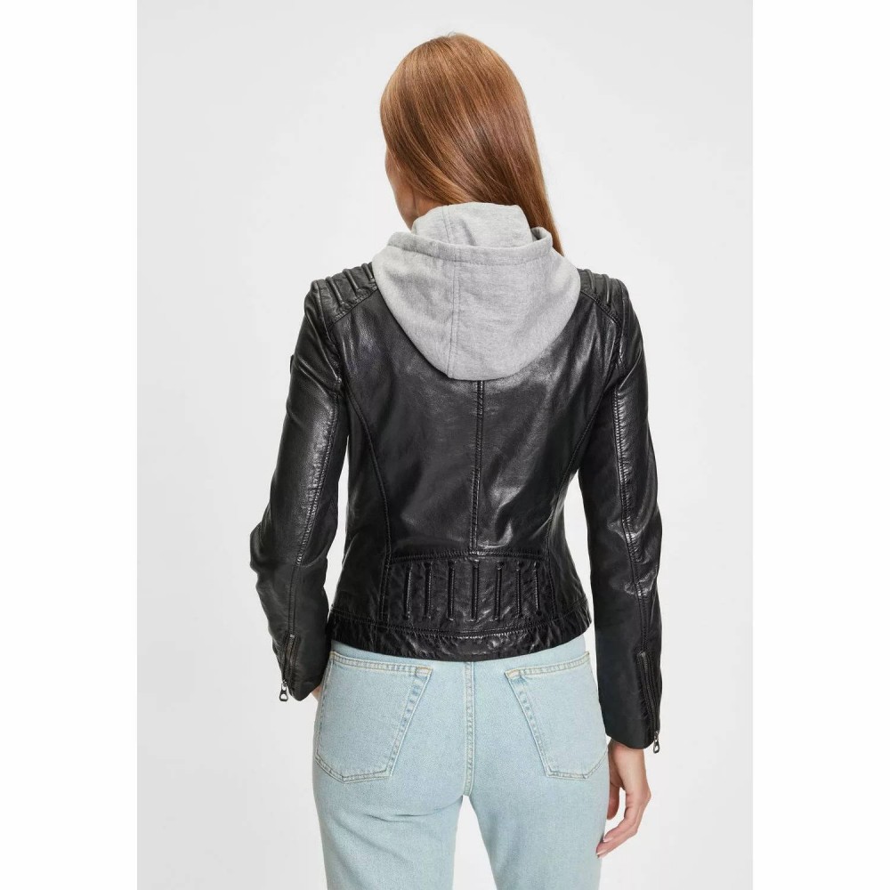 Geaca de Piele Dama Gipsy Neagra GWSallie LAMAS Geaca de Piele Dama Gipsy Neagra GWSallie LAMAS - readytowear.ro
