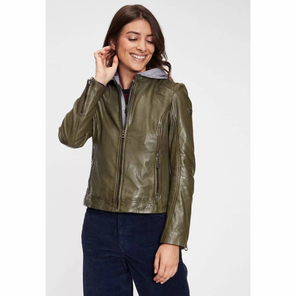 Geaca de Piele Dama Gipsy Olive GWSallie LAMAS Geaca de Piele Dama Gipsy Olive GWSallie LAMAS - readytowear.ro