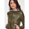 Geaca de Piele Dama Gipsy Olive GWSallie LAMAS Geaca de Piele Dama Gipsy Olive GWSallie LAMAS - readytowear.ro