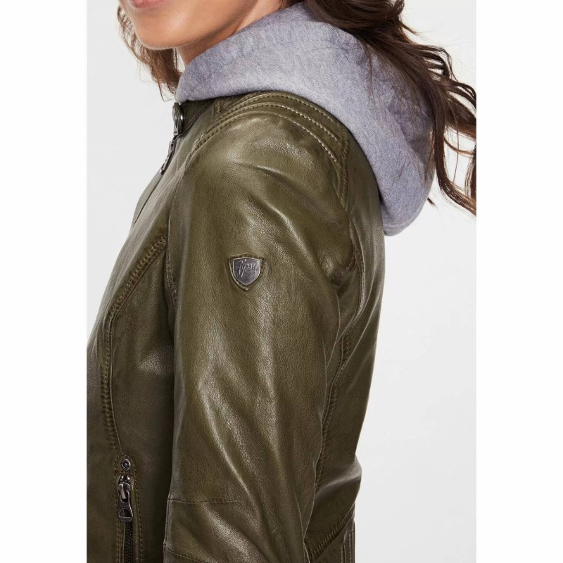 Geaca de Piele Dama Gipsy Olive GWSallie LAMAS – IMBRACAMINTE