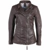 Geaca Lunga de Piele Dama Gipsy Maro Inchis GWScandel Geaca Lunga de Piele Dama Gipsy Maro Inchis GWScandel - readytowear