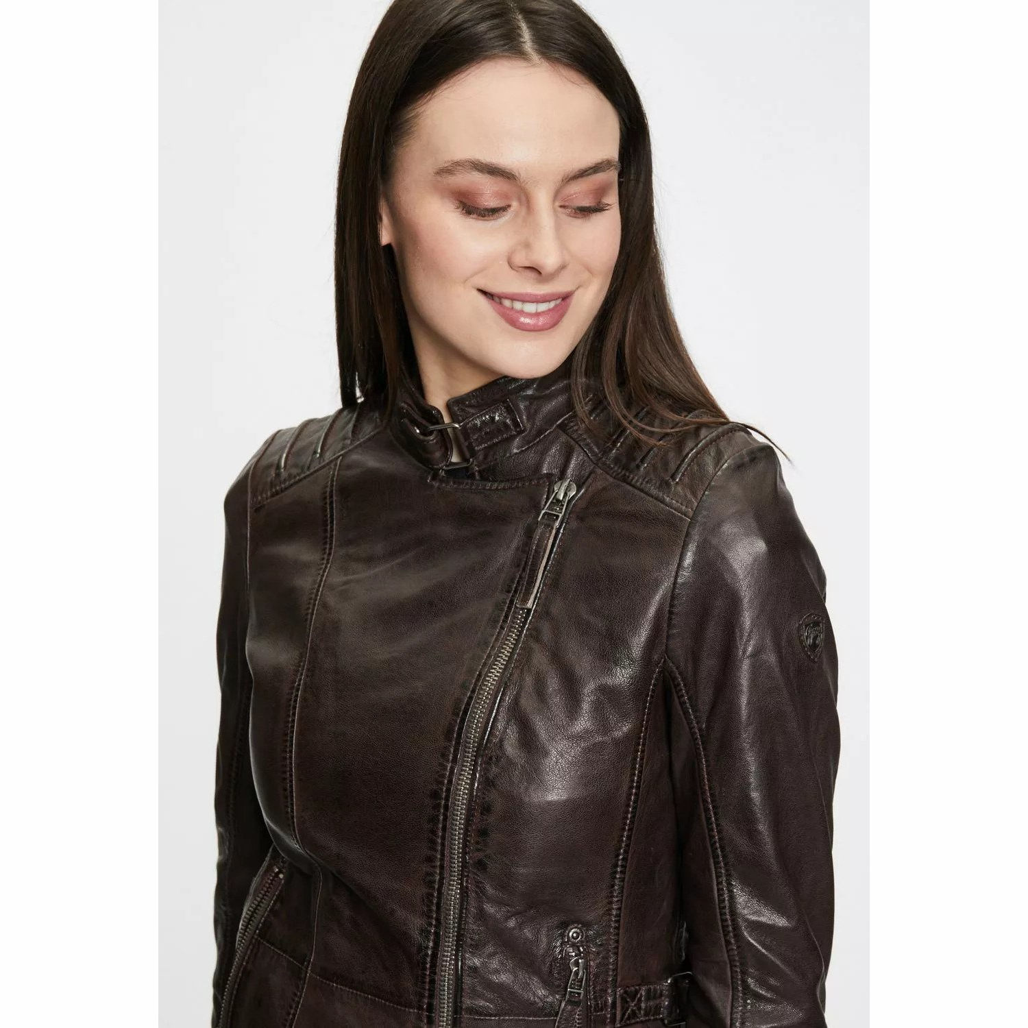 Geaca Lunga de Piele Dama Gipsy Maro Inchis GWScandel – Black Friday Geaca Lunga de Piele Dama Gipsy Maro Inchis GWScandel – Black Friday