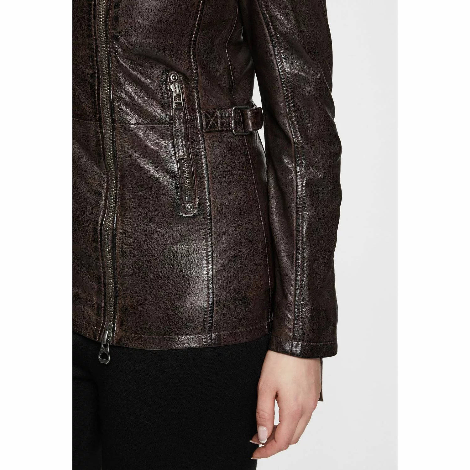 Geaca Lunga de Piele Dama Gipsy Maro Inchis GWScandel – Black Friday Geaca Lunga de Piele Dama Gipsy Maro Inchis GWScandel – Black Friday