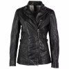 Geaca Lunga de Piele Dama Gipsy Neagra GWScandel Geaca Lunga de Piele Dama Gipsy Neagra GWScandel - readytowear