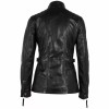Geaca Lunga de Piele Dama Gipsy Neagra GWScandel Geaca Lunga de Piele Dama Gipsy Neagra GWScandel - readytowear.ro