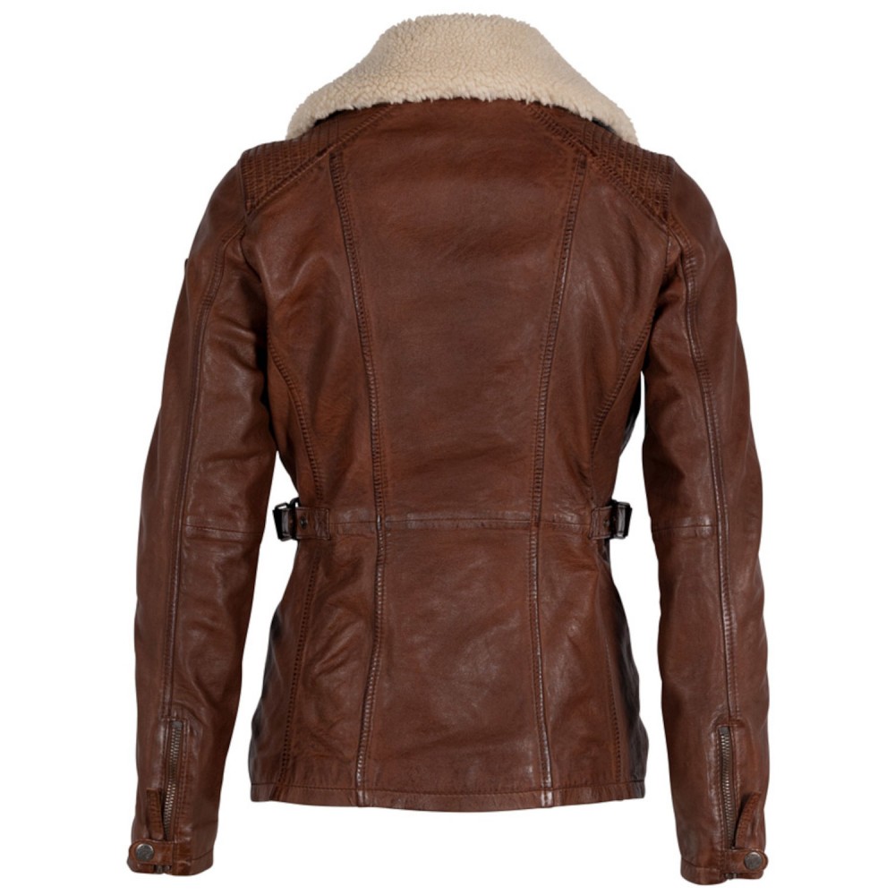 Geaca de Piele Dama Gipsy Coniac GWSkara Geaca de Piele Dama Gipsy Coniac GWSkara - readytowear.ro