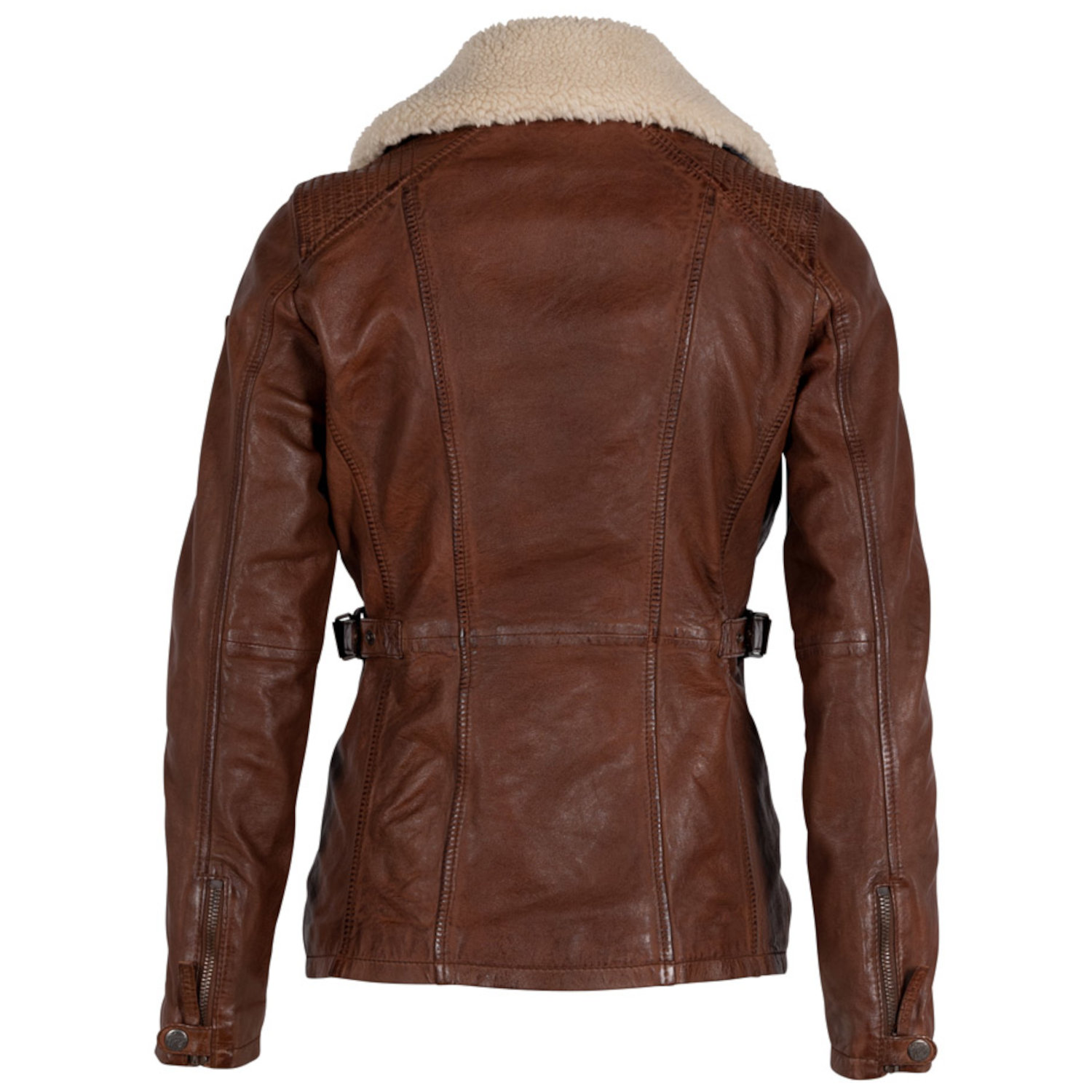 Geaca de Piele Dama Gipsy Coniac GWSkara – IMBRACAMINTE