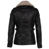 Geaca de Piele Dama Gipsy Neagra GWSkara – IMBRACAMINTE
