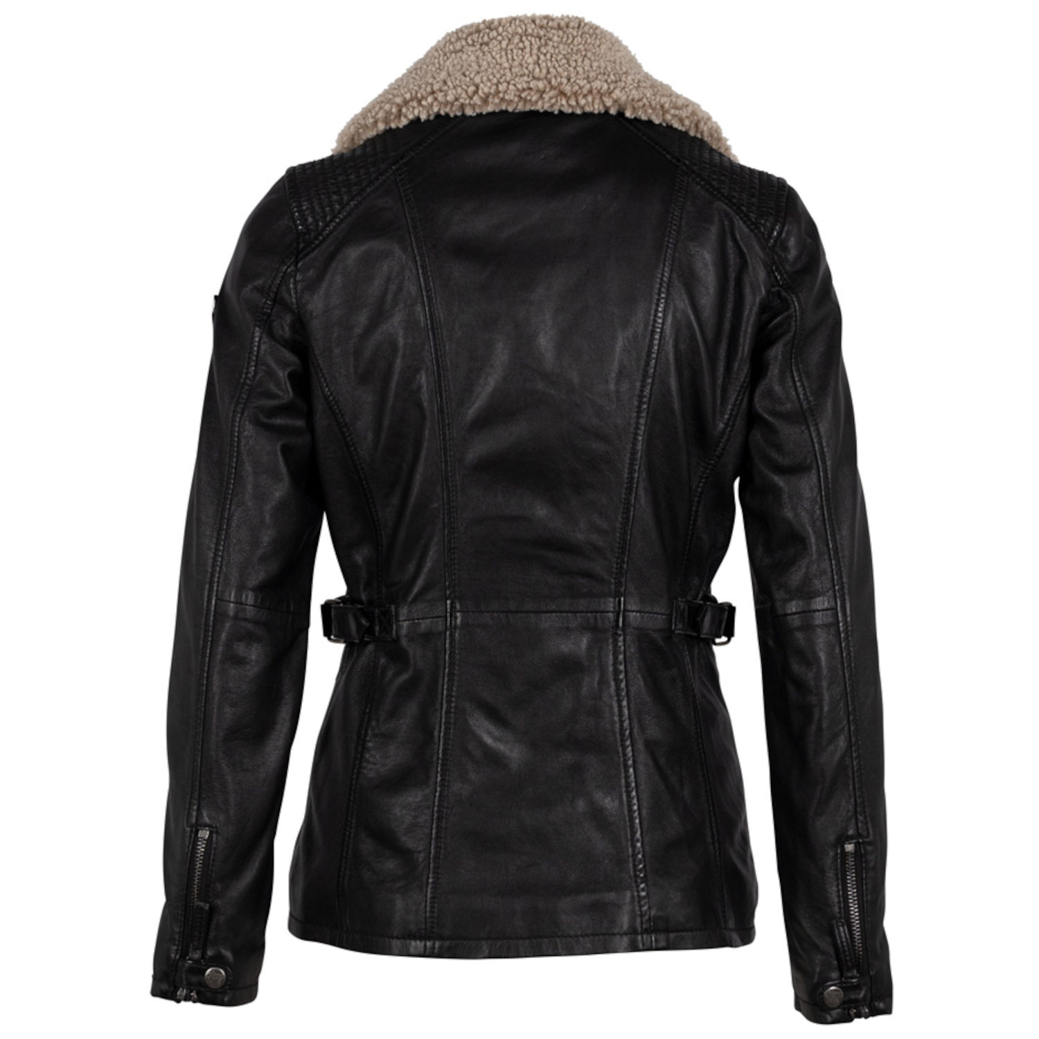 Geaca de Piele Dama Gipsy Neagra GWSkara – IMBRACAMINTE