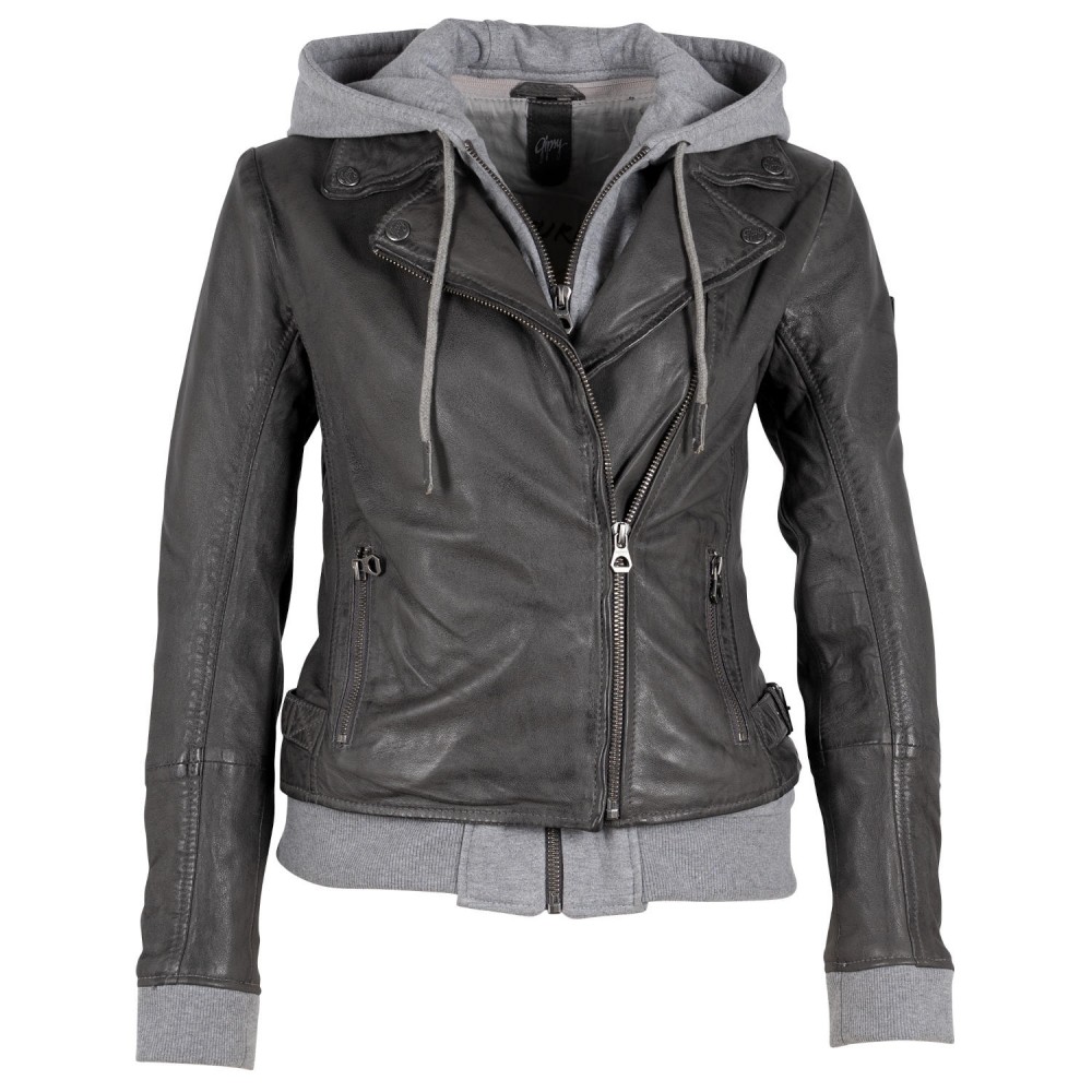 Geaca de Piele Dama Gipsy Antracit GWSkyla LEGV Geaca de Piele Dama Gipsy Antracit GWSkyla LEGV - readytowear.ro