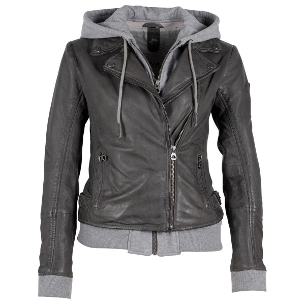 Geaca de Piele Dama Gipsy Antracit GWSkyla LEGV – Black Friday — fotografia 1