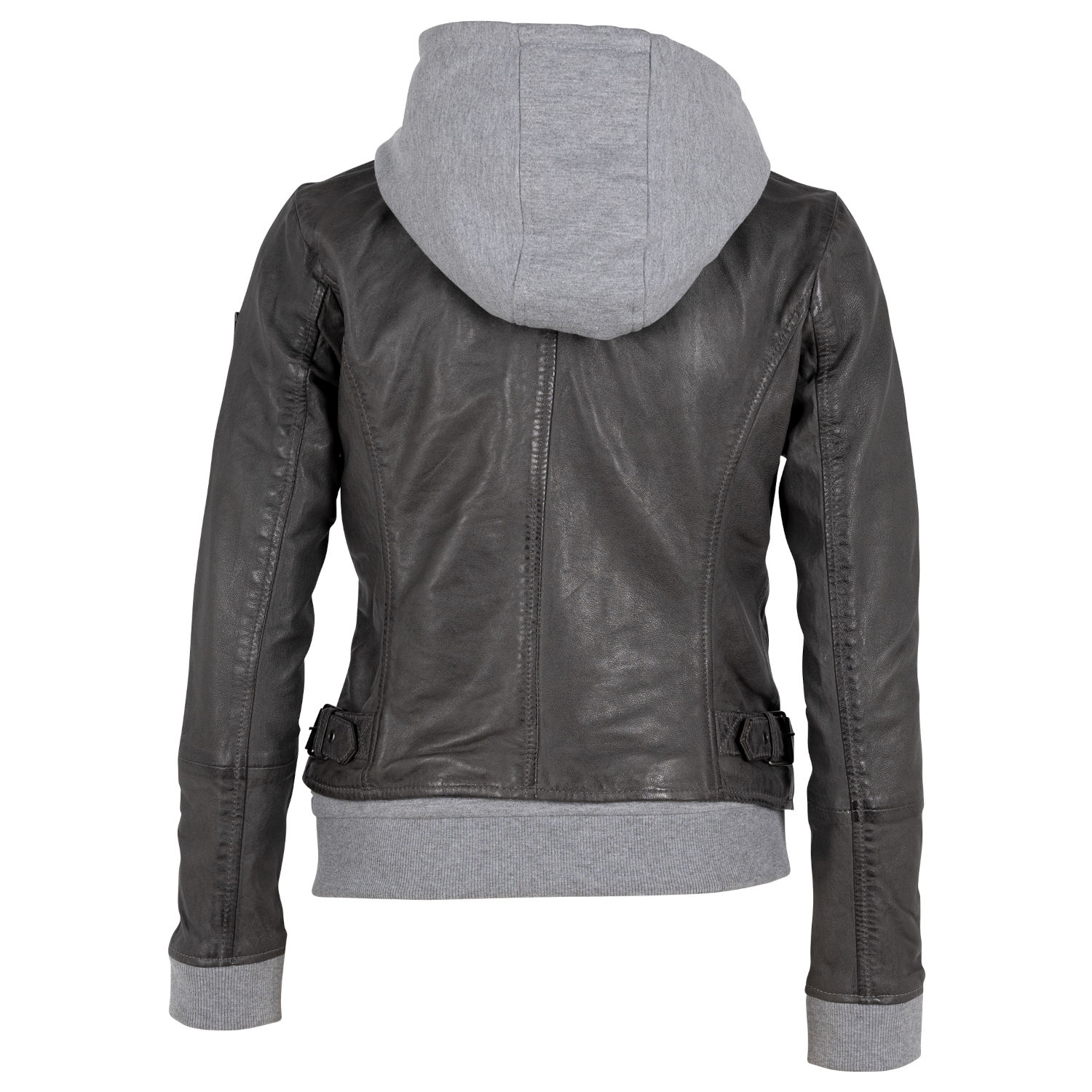 Geaca de Piele Dama Gipsy Antracit GWSkyla LEGV – IMBRACAMINTE