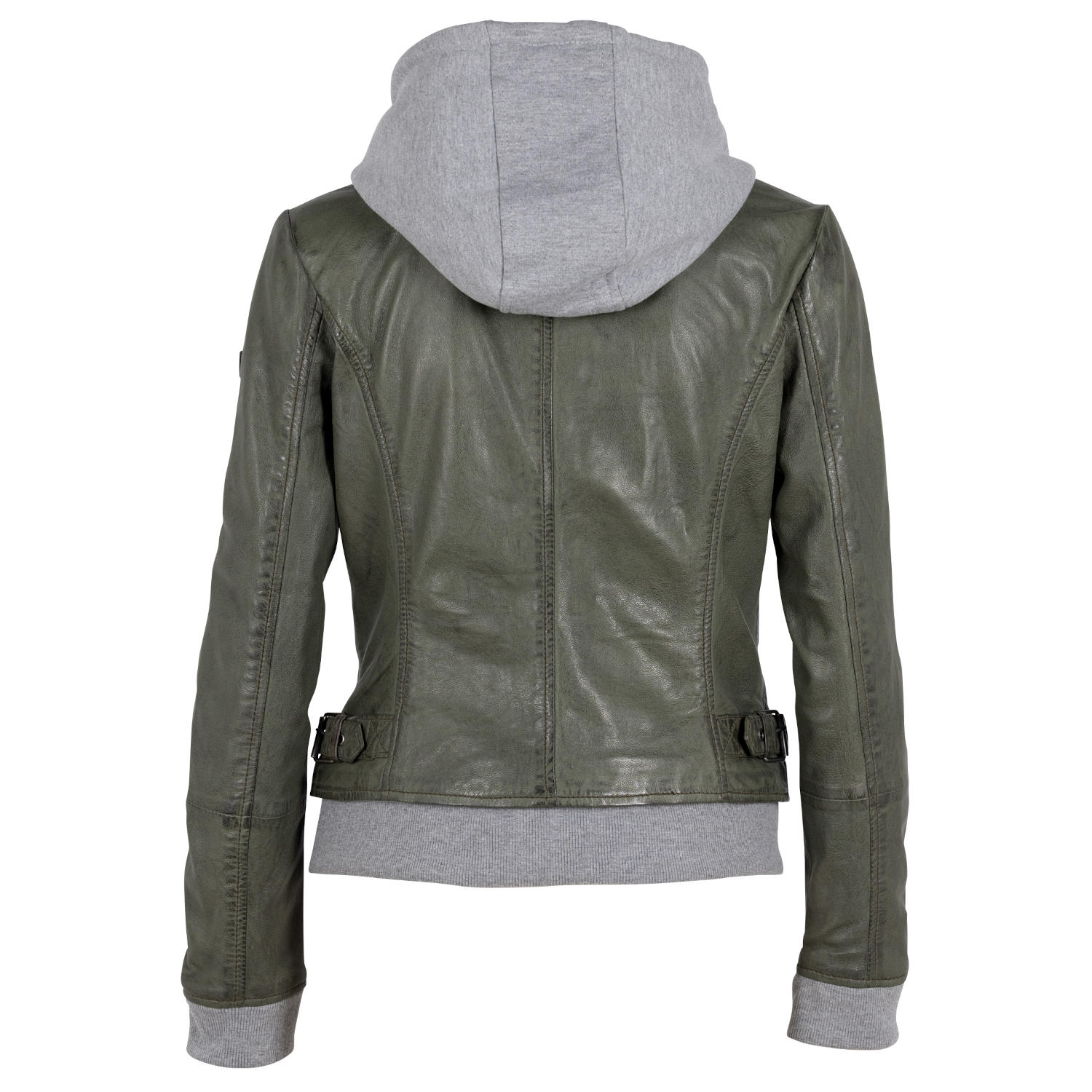 Geaca de Piele Dama Gipsy Verde Inchis GWSkyla LEGV – IMBRACAMINTE