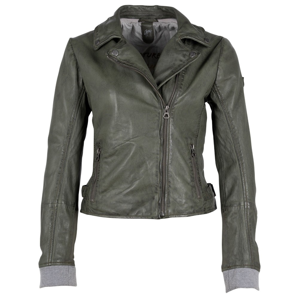 Geaca de Piele Dama Gipsy Verde Inchis GWSkyla LEGV Geaca de Piele Dama Gipsy Verde Inchis GWSkyla LEGV - readytowear.ro