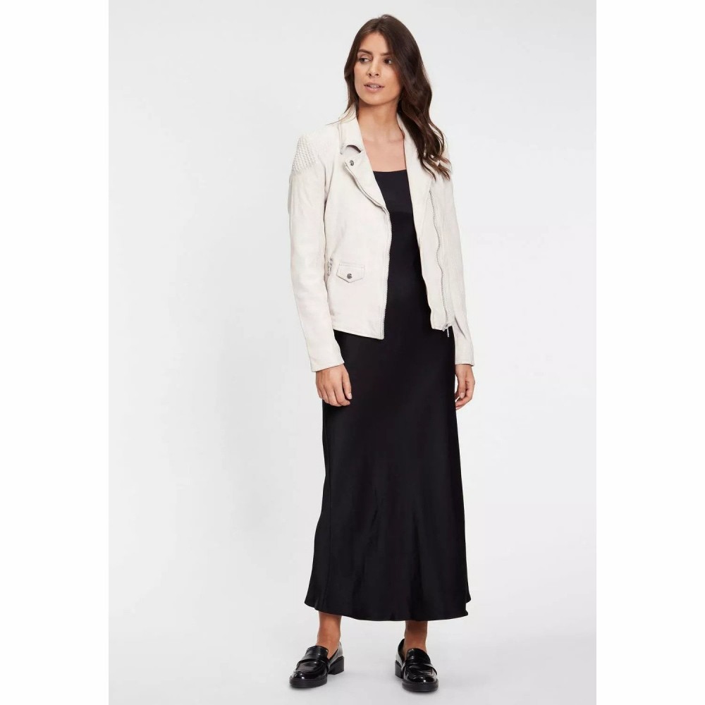 Geaca de Piele Dama Gipsy Alb Galbui GWSpecially LVANV Geaca de Piele Dama Gipsy Alb Galbui GWSpecially LVANV - readytowear.ro