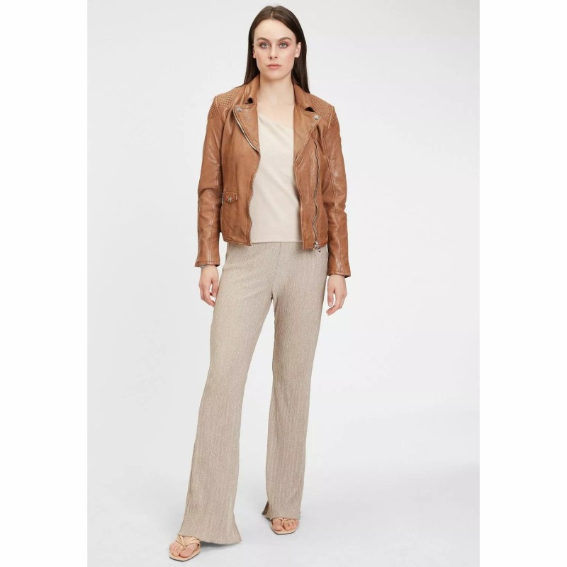 Geaca de Piele Dama Gipsy Camel GWSpecially LVANV – IMBRACAMINTE