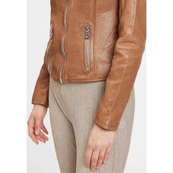 Geaca de Piele Dama Gipsy Camel GWSpecially LVANV – IMBRACAMINTE — fotografia 7