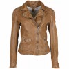 Geaca de Piele Dama Gipsy Camel GWSpecially LVANV Geaca de Piele Dama Gipsy Camel GWSpecially LVANV - readytowear