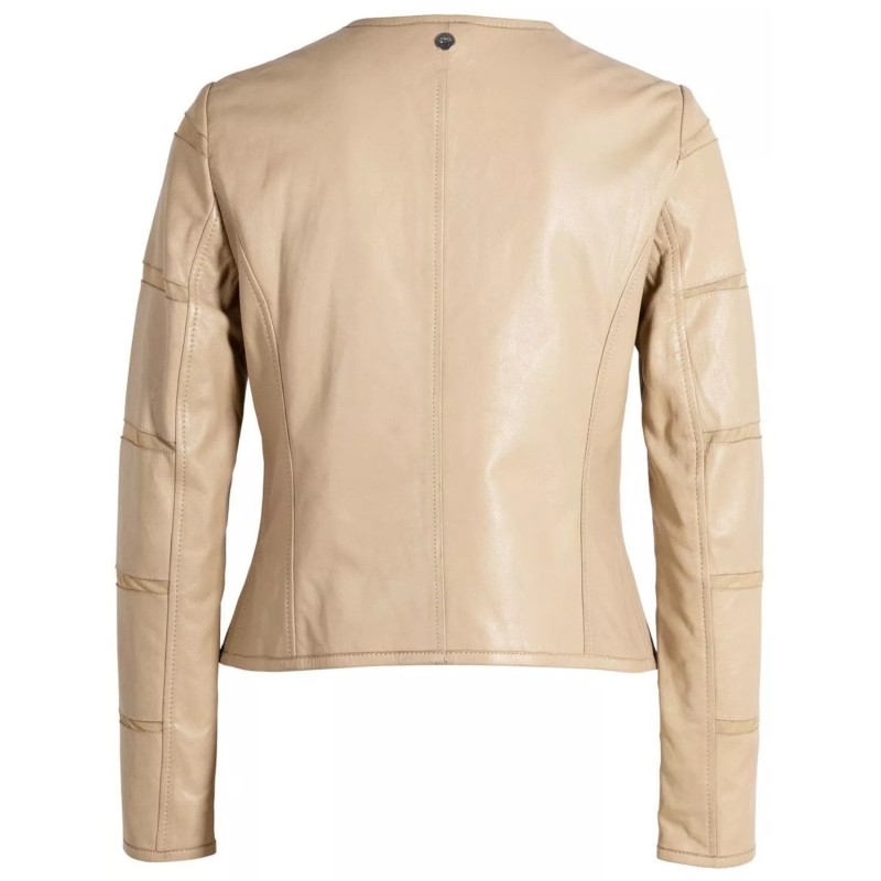 Geaca de Piele Dama Gipsy Bej GWSurlea – IMBRACAMINTE