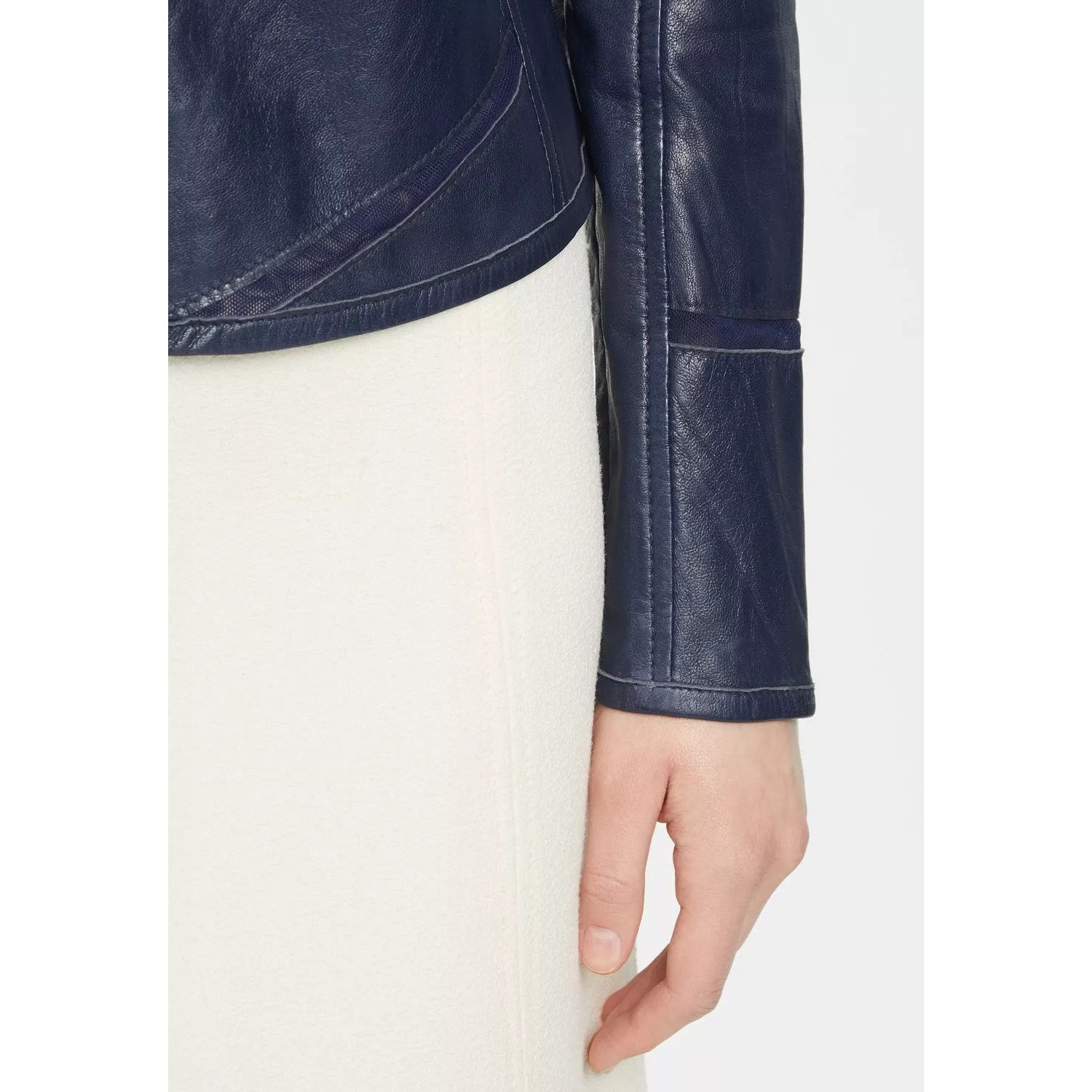 Geaca de Piele Dama Gipsy Bleumarin GWSurlea – IMBRACAMINTE