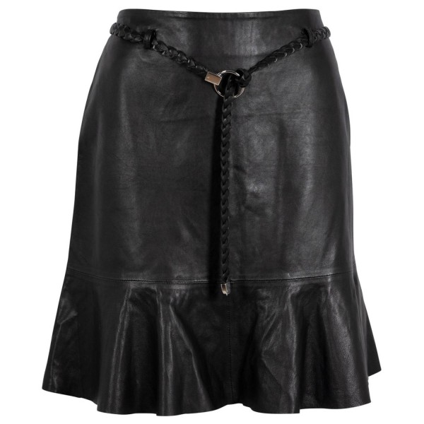 Fusta de Piele Dama Gipsy Neagra GWSwea – Rochii si Fuste din Piele — fotografia 1