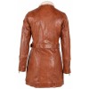 Geaca Lunga de Iarna din Piele Dama Gipsy Coniac GWTamala – IMBRACAMINTE