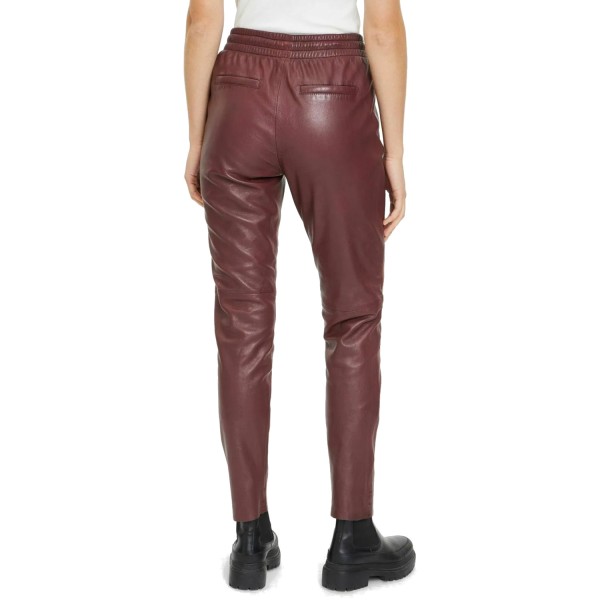 Pantaloni de Piele Dama Gipsy Bordo GWTariza – Black Friday — fotografia 2