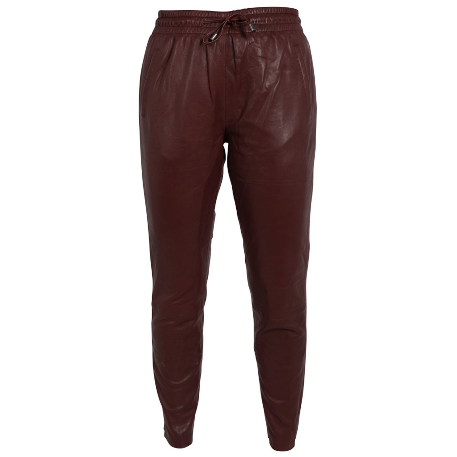 Pantaloni de Piele Dama Gipsy Castanii GWTariza – IMBRACAMINTE