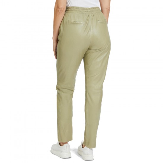 Pantaloni de Piele Dama Gipsy Verde Salvie GWTariza Pantaloni de Piele Dama Gipsy Verde Salvie GWTariza