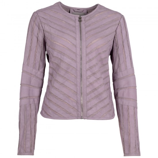 Geaca de Piele Dama Gipsy Mov Lavanda GWTila Geaca de Piele Dama Gipsy Mov Lavanda GWTila