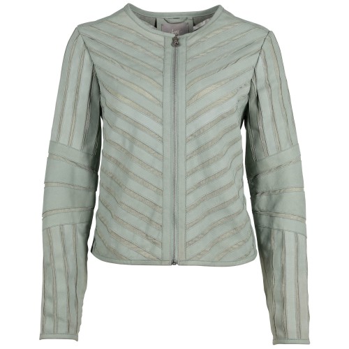 Geaca de Piele Dama Gipsy Verde Menta GWTila