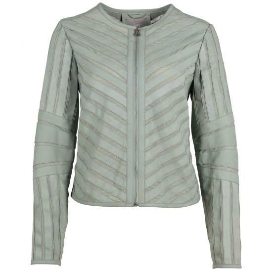 Geaca de Piele Dama Gipsy Verde Menta GWTila Geaca de Piele Dama Gipsy Verde Menta GWTila