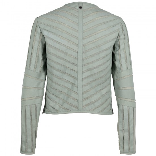 Geaca de Piele Dama Gipsy Verde Menta GWTila Geaca de Piele Dama Gipsy Verde Menta GWTila
