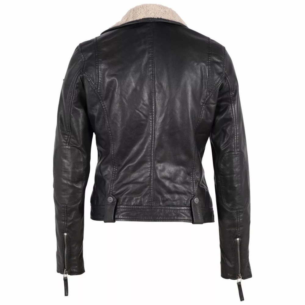 Geaca de Iarna din Piele Dama Gipsy Neagra GWTyla Geaca de Iarna din Piele Dama Gipsy Neagra GWTyla - readytowear.ro